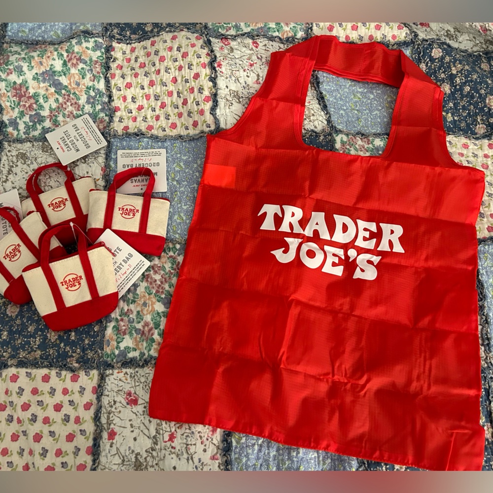 NWT Trader Joe’s Micro Tote Bags - Set of 4